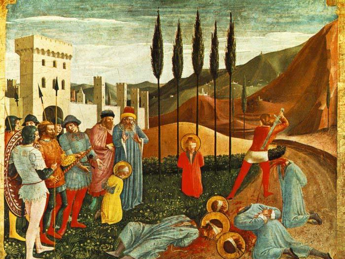 ANGELICO  Fra Beheading of Saint Cosmas and Saint Damian